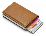 Tarjetero Anti Clonación - Marrón