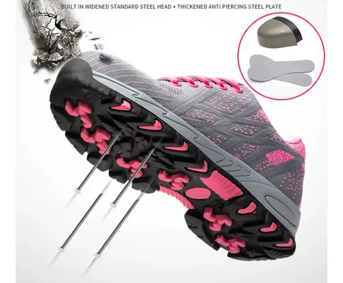 Zapato de Trabajo con Puntera de Acero – Calzado de Seguridad para Dama