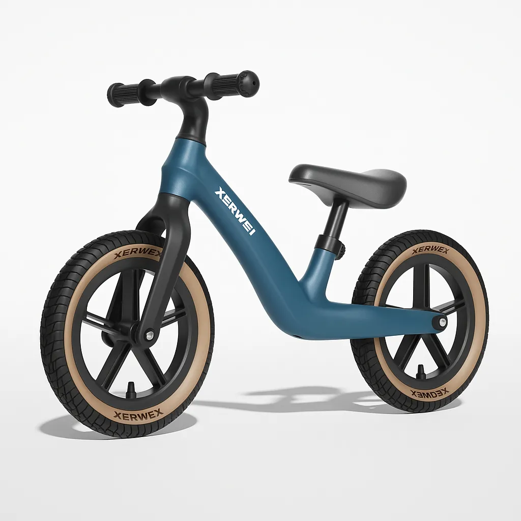 Bicicleta De Equilibrio Sin Pedales Tipo Chivita Xervei - Azul Acero