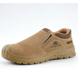 Zapato de Trabajo con Puntera de Acero – Calzado de Seguridad - Beige