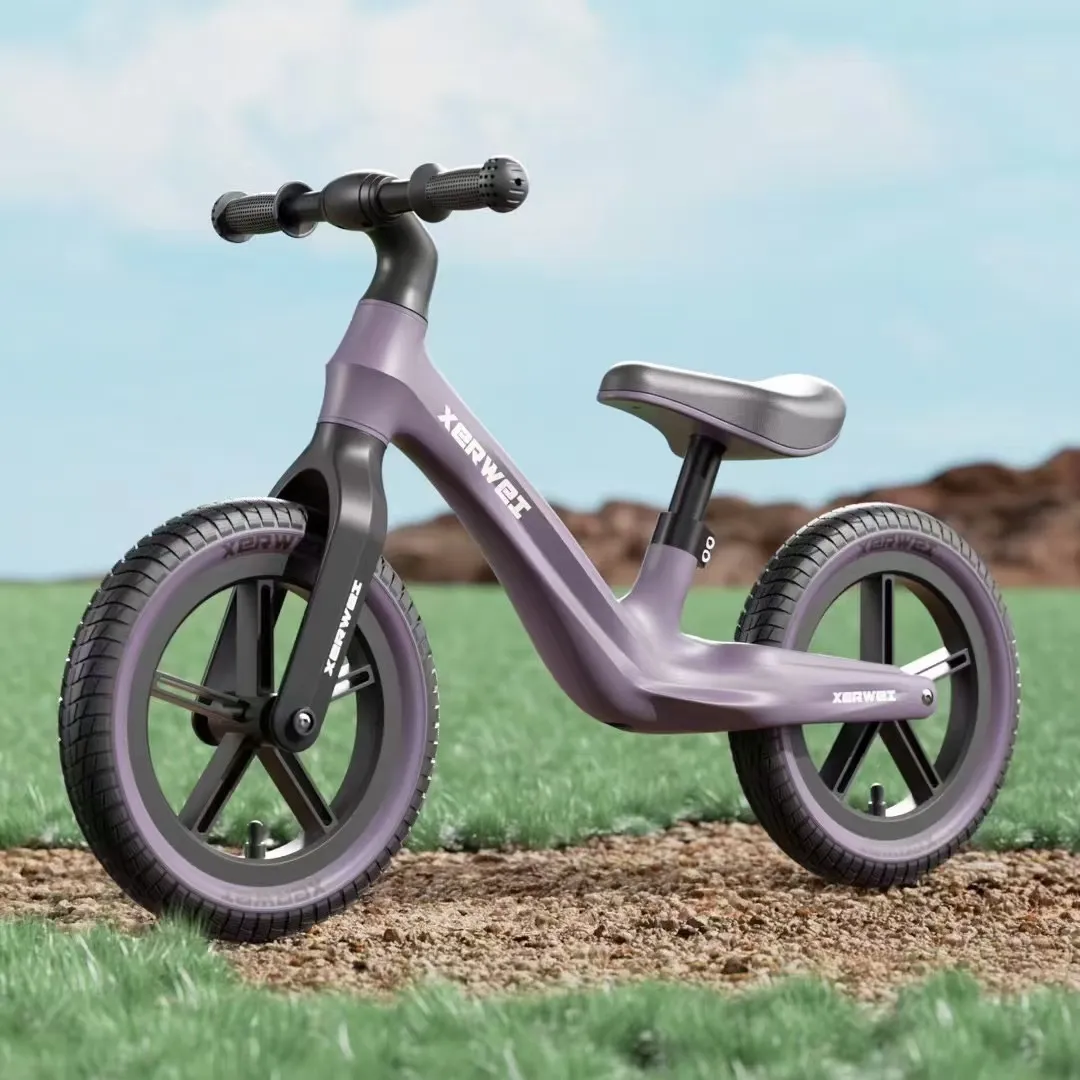 Bicicleta De Equilibrio Sin Pedales Tipo Chivita Xervei - Violeta Oscuro