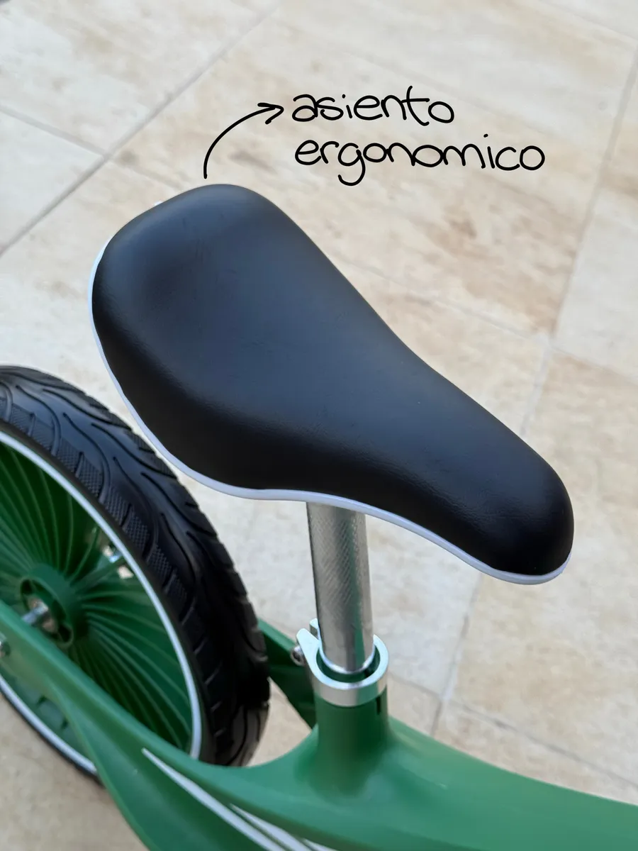 Bicicleta de Equilibrio Infantil sin Pedales – Tipo Chivita Sport Verde musgo