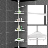 Organizador Esquinero de Baño Ajustable 3,2 m | Estantería para Ducha