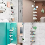 Organizador Esquinero de Baño Ajustable 3,2 m | Estantería para Ducha
