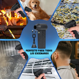 Mini Sopladora Turbo Portátil Recargable | Soplador Inalámbrico de Mano con LED