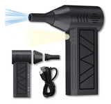 Mini Sopladora Turbo Portátil Recargable | Soplador Inalámbrico de Mano con LED