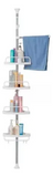 Organizador Esquinero de Baño Ajustable 3,2 m | Estantería para Ducha