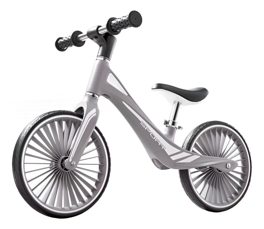 Bicicleta de Equilibrio Infantil sin Pedales – Tipo Chivita Sport Gris