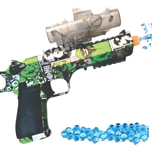 Pistola Hidrogel Automática Eléctrica | Lanzadora Recargable Color Verde