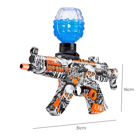 Pistola Automática Doble de Gel |  Gel Naranja