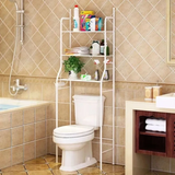Estante Organizador para Baño e Inodoro de Acero | 3 Niveles Color Blanco