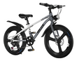 Bicicleta de Montaña Rodado 20 – 7 Cambios Shimano + Frenos de Disco – Gris