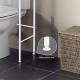 Estante Organizador para Baño e Inodoro de Acero | 3 Niveles Color Blanco