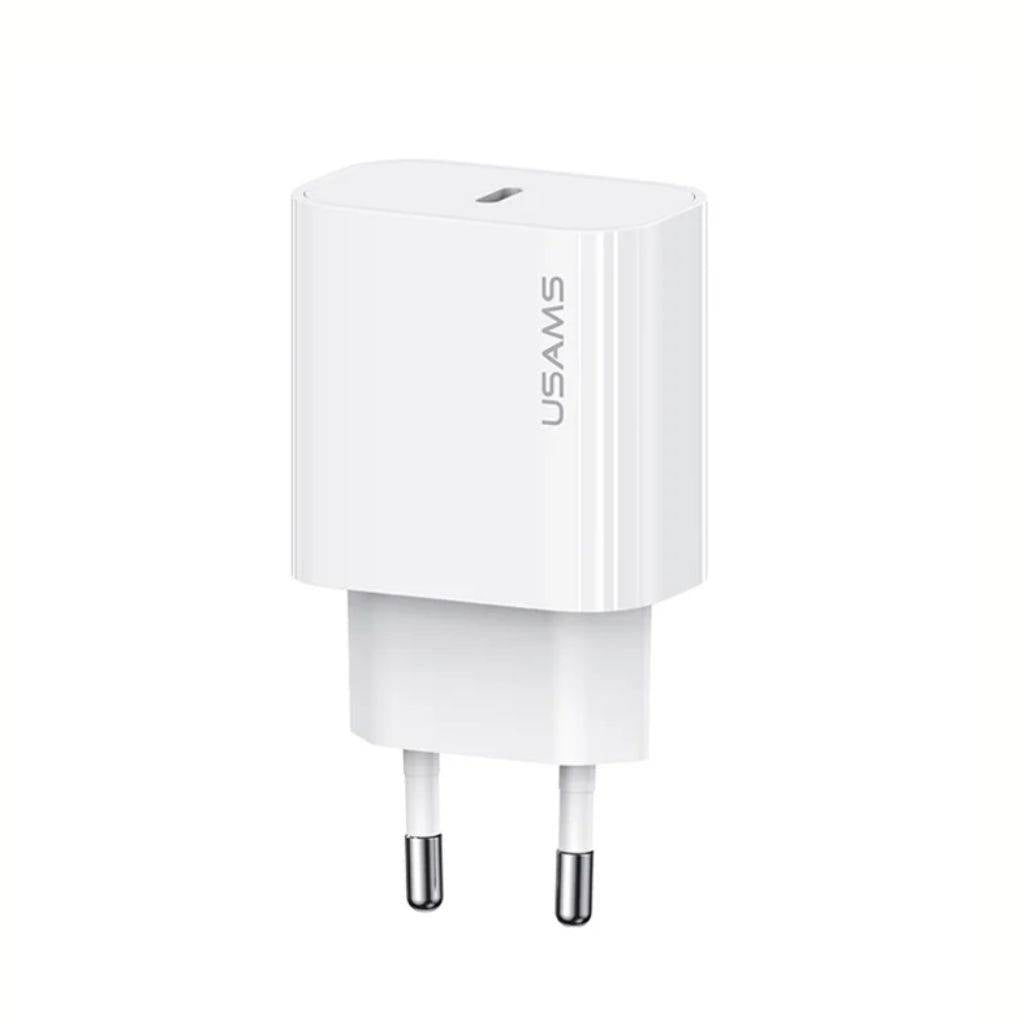 Cargador Rápido CC226 20W PD Blanco T65 CC226 USAMS
